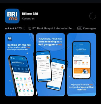 Ilustrasi BRImo. [Instagram]